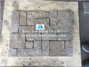 Yellow Granite Tiles,Natural Granite Wall Tiles,Granite L Corner Wall Stone,Yellow Granite Stone Cladding,Landscaping Wall Stone Facade,Yellow Stone Wall Face,Indoor/Outdoor Granite Wall Pattern