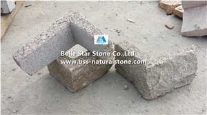 Yellow Granite Tiles,Natural Granite Wall Tiles,Granite L Corner Wall Stone,Yellow Granite Stone Cladding,Landscaping Wall Stone Facade,Yellow Stone Wall Face,Indoor/Outdoor Granite Wall Pattern