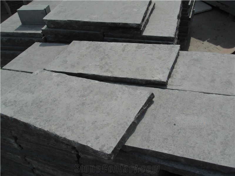 Bluestone Step Treads Top Acid Washed and Brushed Split Edges