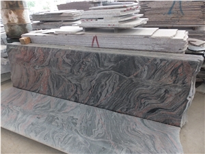 Cheap Chinese Multicolor Red Granite Polished Slabs Tiles