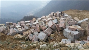 Chinese Cheap Multicolor Red Granite Blocks