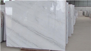 Chinese White Carrara Marble China Cloud White Guangxi White Lightening China Carrara White Marble Polished Table Tops