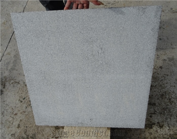 Finegrain Grey Granite G633 Polished Sandblasted Flamed Flooring Tile Outdoor Pavers Pool Coping Tile Dropface