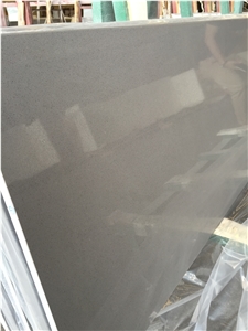 Finegrain Grey Quartz Kitchen Countertops/Kitchen Island Top/Engineered Quartz Bar Tops