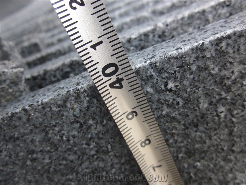 Fujian Grey Granite G654, Sesame Grey, China Light Grey Granite, China Impala Flamed Tiles for Outdoor Pavers, Dropface, Pool Coping