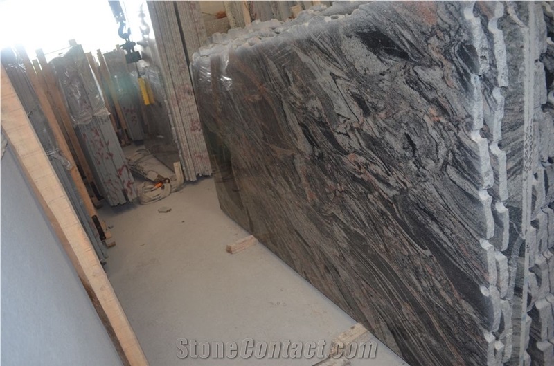 Multicolor Red Granite Polished Gangsaw Slabs Big Slabs Half Slabs
