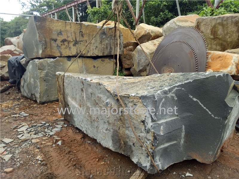 Blue Stone / Basalt Block,Lava Stone Block Rocks