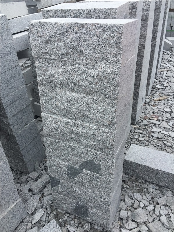 G341 Sesame Grey Shandong Grey Granite Wall Stone Split Face