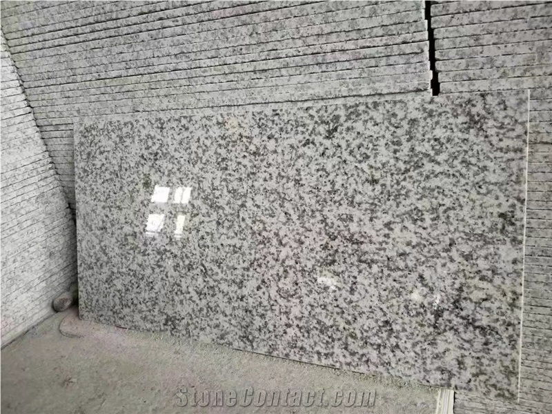 G655 Tong"An White Hazel White Rice Grain Rice Flower Granite Polished Tile