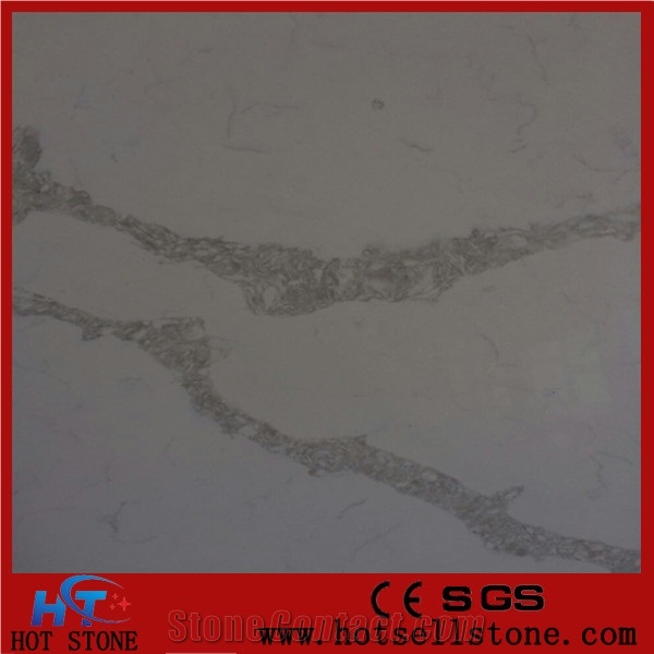 A Quality Calacatta White Solid Surface Top,Bianco Quartz Stone Slab,Marble Like Quartz Stone Slab