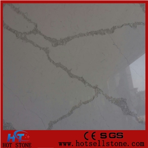 A Quality Calacatta White Solid Surface Top,Bianco Quartz Stone Slab,Marble Like Quartz Stone Slab