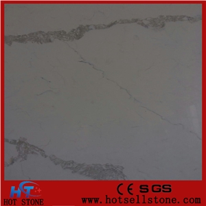 A Quality Calacatta White Solid Surface Top,Bianco Quartz Stone Slab,Marble Like Quartz Stone Slab