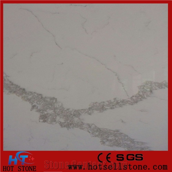 A Quality Calacatta White Solid Surface Top,Bianco Quartz Stone Slab,Marble Like Quartz Stone Slab
