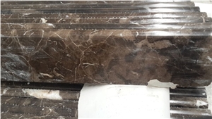 China Dark Emperador Marble Window Sill, Emperador Marron Window Sill