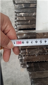 China Dark Emperador Marble Window Sill, Emperador Marron Window Sill