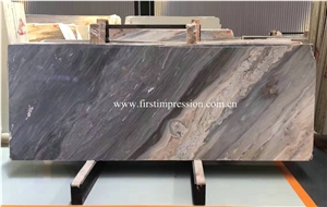 Luxury Palissandro Oniciato Scuro Venat/Italy Palissandro Bronzetto Multicolor Blue Marble Natural Stone/New Polished Tile Big Slab/Quarry Owner Slabs & Cut-To-Size Tiles/Palissandro Bluette Marble