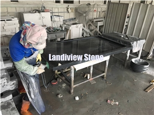 Galaxy Soapstone Black Granite Shower Trays