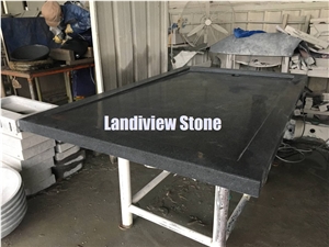 Galaxy Soapstone Black Granite Shower Trays