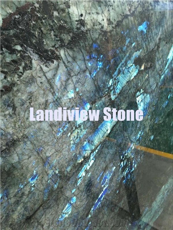 Labradorite Blue Granite Slabs, Tiles