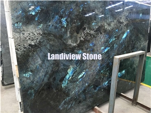 Labradorite Blue Granite Slabs, Tiles