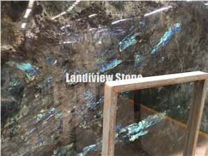 Labradorite Blue Granite Slabs, Tiles