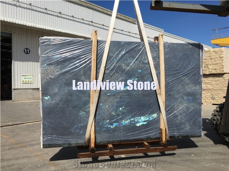 Labradorite Blue Granite Slabs, Tiles