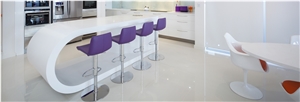 Pure White Corian Solid Surface Marble Oval Kitchen Bar Top,Customer Reception Counter Desk Modern Style,Interior Furniture Manufacturer Pure White Corian Solid Surface Marble Oval Kitchen Bar Top,Customer Reception Counter Desk Modern Style,Interior Furniture Manufacturer