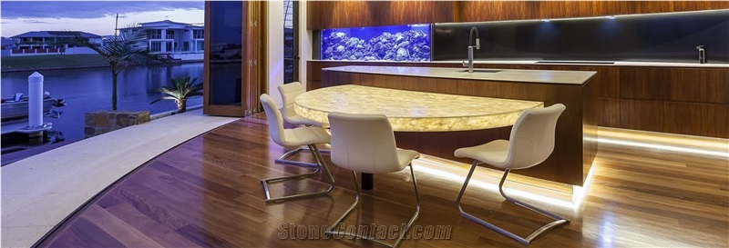 Pure White Corian Solid Surface Marble Oval Kitchen Bar Top,Customer Reception Counter Desk Modern Style,Interior Furniture Manufacturer
