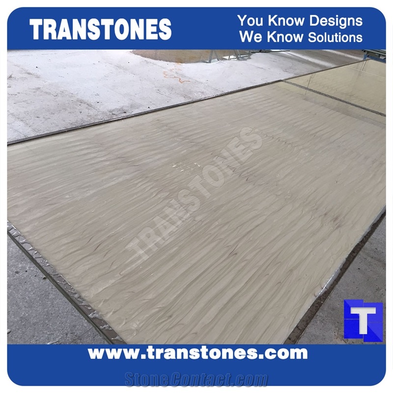 Solid Surface Bianco Perlino Artificial Marble Stones Slabs Tile Polished for Walling,Flooring,Kitchen Bathroom Design Glass Stone Material