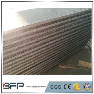 Chinese Grey Diamond Granite Slabs for Kitchen Countertop & Bar Tops