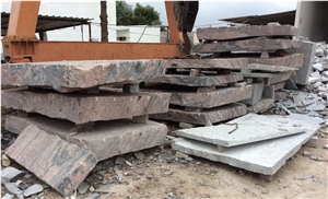 Cleaved Natural Mestry Pink Granite Slabs