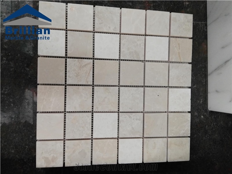 Marble Mosaic Tile 15*15*8, Marble Mosaic Tile 15*15*4, White Marble Mosaic Tile, Grey Marble Mosaic Tile, Polished Surface, Garden & Balcony Marble Mosaic, Kitchen Marble Mosaic, Elevator Mosaic
