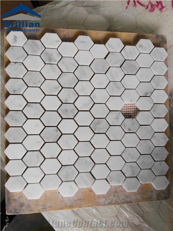 Marble Mosaic Tile 15*15*8, Marble Mosaic Tile 15*15*4, White Marble Mosaic Tile, Grey Marble Mosaic Tile, Polished Surface, Garden & Balcony Marble Mosaic, Kitchen Marble Mosaic, Elevator Mosaic