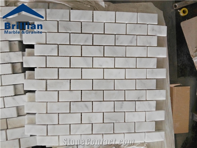 Marble Mosaic Tile 15*15*8, Marble Mosaic Tile 15*15*4, White Marble Mosaic Tile, Grey Marble Mosaic Tile, Polished Surface, Garden & Balcony Marble Mosaic, Kitchen Marble Mosaic, Elevator Mosaic