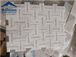 Tumbled Marble Mosiacs,Mix Color Mosaic Tile, Mosaic Tile, Wall and Flooring Covering Tile,Liner Strips Marble Mosaics,Chipped Marble Mosiacs,Modern Mosaic Design,Bathroom Mosiac Wall,Kitchen Mosaic T