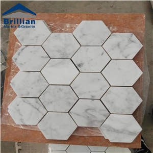 White Marble Mosaic Bathroom Tiles Pattern, Decorated Marble Mosaic Manufacturer, Professional Stone Mosaic Exporter, New Modern Mosaic Tiles Pattern Design,Hexagon White Marble Mosaics,30.5*30.5*1 White Marble Mosaic Bathroom Tiles Pattern, Decorated Marble Mosaic Manufacturer, Professional Stone Mosaic Exporter, New Modern Mosaic Tiles Pattern Design,Hexagon White Marble Mosaics,30.5*30.5*1