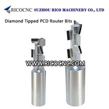 Diamond Tipped Pcd Cnc Router Bits for Wood Cnc Nesting
