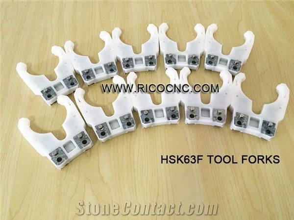 White Hsk63f Tool Holders, Cnc Tool Forks for Hsk, Atc Tool Changer Grippers for Hsk63f