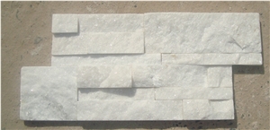18*35cm, White Stone, White Quartzite, Stone Wall Decor, Ledge Stone, Split Face Culture Stone