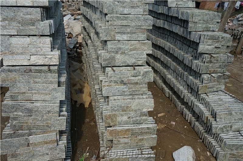 Green Quartzite Stone, Nature Stone, Culture Stone, Naturtal Stone, 18*35 Stone