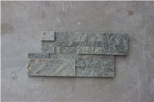 Green Quartzite Stone, Nature Stone, Culture Stone, Naturtal Stone, 18*35 Stone