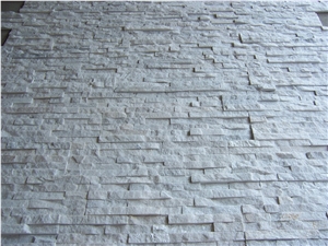 Pure White Quartz (Gc-103) / 5 Rows/Culture Stone/Stone Veneer/Wall Stone/ Natural Slate