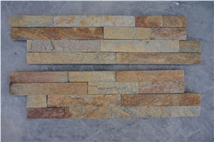 Rusty Quartzite (Gc-105 Z/S Shape) / 4 Rows/Culture Stone/Stone Veneer/Wall Stone/ Natural Quartzite
