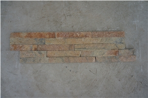 Rusty Quartzite (Gc-105 Z/S Shape) / 5 Rows/Culture Stone/Stone Veneer/Wall Stone/ Natural Quartzite