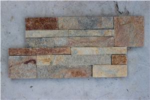 Rusty Quratzite Stone, 18*35cm Stone, Rusty Stone, Quartzite Stone, Culture Stone, Nature Stone, Natural Stone