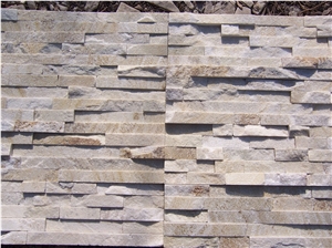 White Quartzite (Gc-102) / 5 Rows/Culture Stone/Stone Veneer/Wall Stone/ Natural Slate