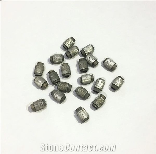 6.3/7.3/8.3/8.8/9/10.5mm Cutting Marble Slab Plastic Beads Diamond Wire Saw Beads Mono Wire Beads Cutting and Squaring Diffrents Kinds Of Marble Slabs