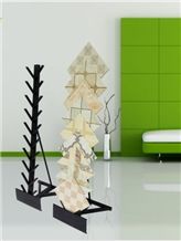 Black-Granite Displays Granite Countertops Racks a Frame Granite Racks Sandstone Flower Stand Racks Marble-Stairs Display Stand Racks Quartz-Stone Display Racks