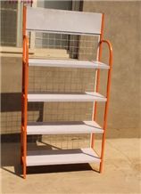 Complete Show Tile /Stone/Mosaic Metal Display Rack Stand Desktop Quartz Stone Acrylic Displays Stands Acrylic Sample Stone Tabletop Stand