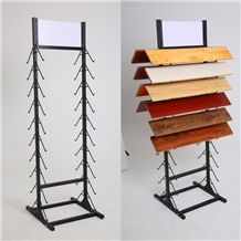 Crema Marfil Standard Marble Display Stand Racks Onyx Exhibition Stands Quartzite Grey Flower Stands